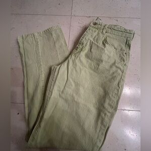 Zara Mint Green Denim Pants